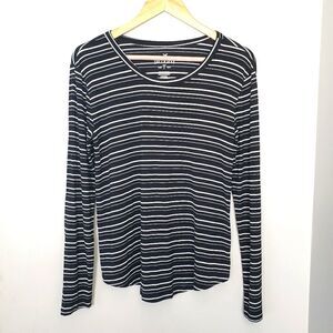 American Eagle Soft & Sexy Long Sleeve Striped Tee